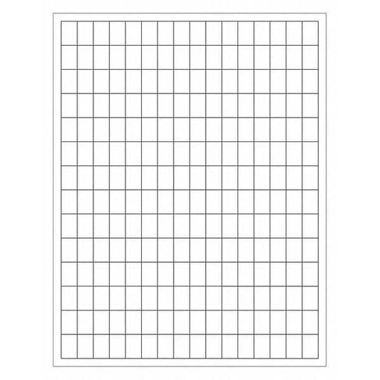 Tape Logic® Rectangular Laser Labels, 1/2" x 3/4", White, 22400/Case