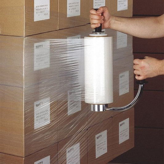 Stretch Film, 18"x1500ft., Clear, PK4