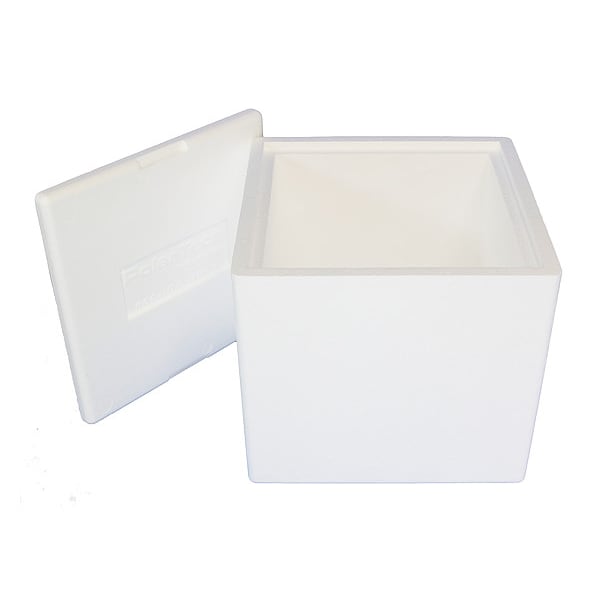 Insulated Shipping Bio Foam & Carton, 1-5 Day, Inside Depth: 12-1/2"