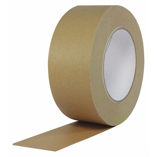Kraft Paper Tape, 3x55yd., Lt. Brown