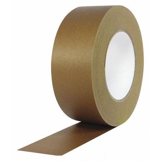 Kraft Paper Tape, 3x55yd., Drk. Brown