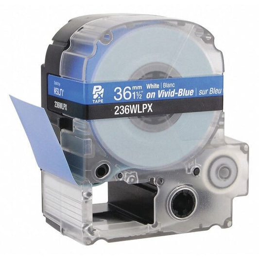 White Ink/Blue Tape, 1-1/2" W