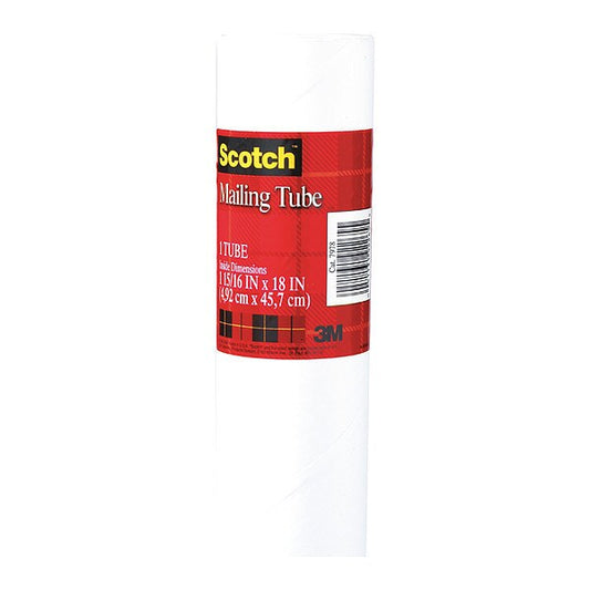 Scotch Mailing Tube 7978 Wht, PK12