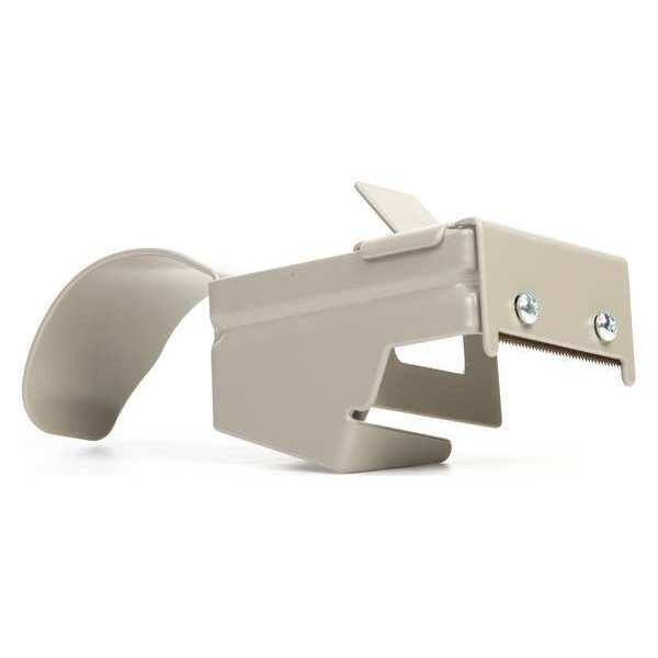 Handheld Tape Dispenser, 2 in Max. Tape Width. Clam Shell, Gray
