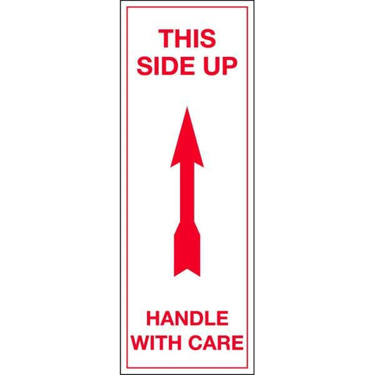 Shipping Labels, 2 In. W, 8 In. H, PK50