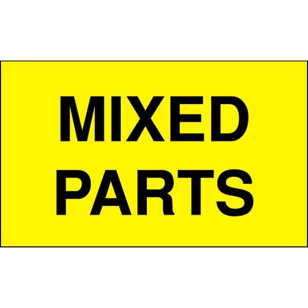 3" x 5" Adhesive Back Shipping Labels, Mixed Parts, Pk500