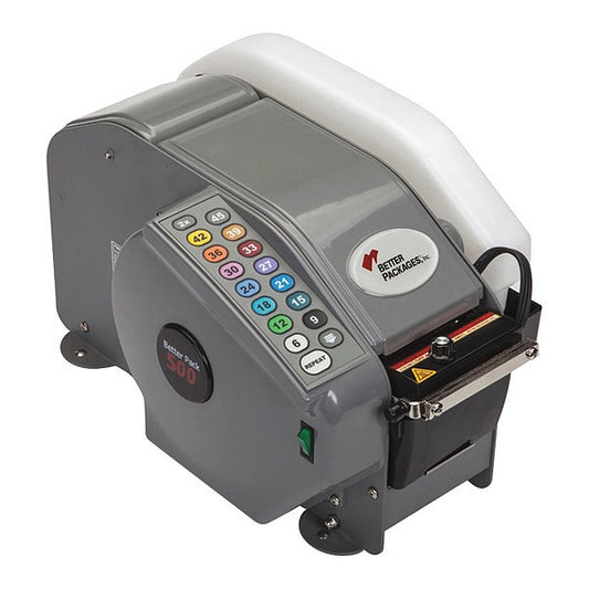 Tape Dispenser, 3 in Max. Tape Width. 7 1/2 in Tape Core Dia, ABS Plastic, Steel, Gray