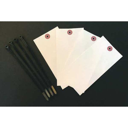 Blank Tag, 6-1/2 x 3-1/8 In, Wht, PK100