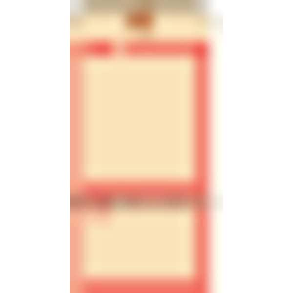 Blank Tag, 5-3/4 x 2-7/8 In, Tan, PK100