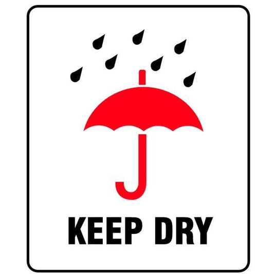 3" x 4" White Shipping Labels, Keep Dry, Pk500