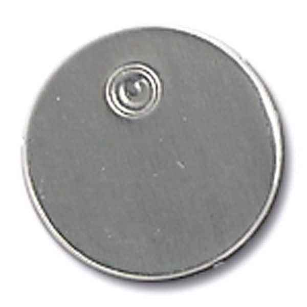 Blank Tag, 1-1/2 x 1-1/2 In, Silver, PK25