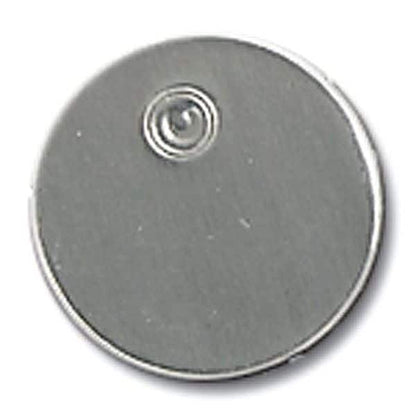 Blank Tag, 1-1/2 x 1-1/2 In, Silver, PK25