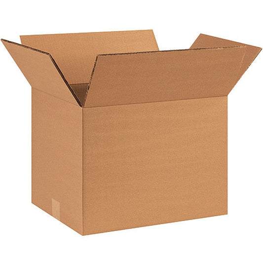 Double Wall Corrugated Boxes, 15" x 12" x 12", Kraft, 15/Bundle
