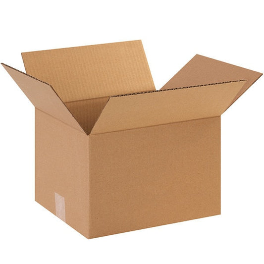 Heavy-Duty Boxes, 12" x 10" x 8", Kraft, 25/Bundle