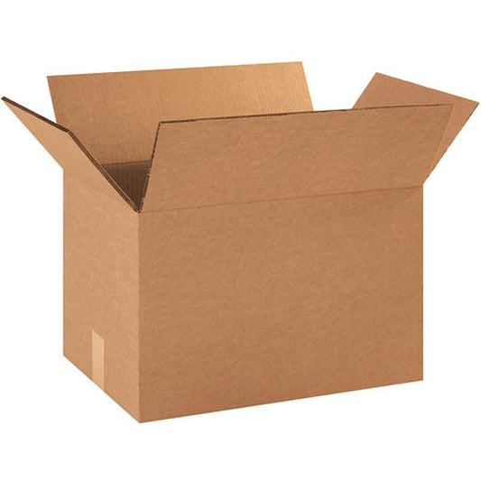 Double Wall Boxes, 18"x12"x12", Kraft, PK15