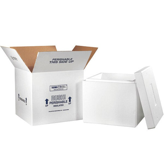 Insulated Shipping Kits, 16 3/4" x 16 3/4" x 15", White, 1/Case