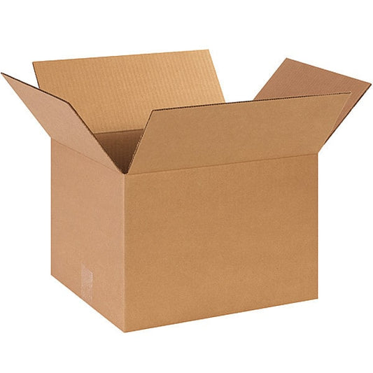Heavy-Duty Boxes, 14" x 12" x 10", Kraft, 25/Bundle