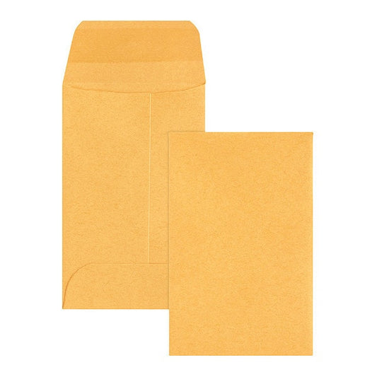 Envelope, Coin, No. 1, Kraft, PK500