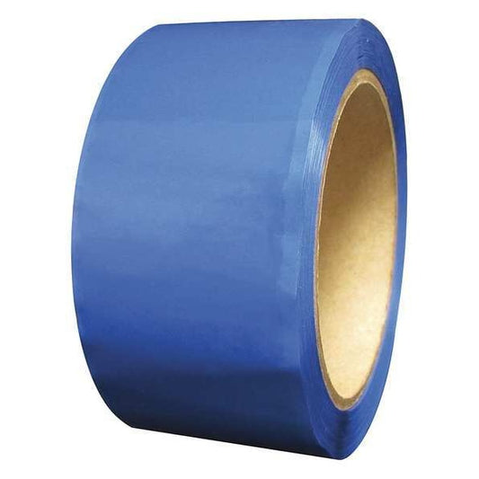 Tamper-Evident Tape, Blue, 164 ft. L, PK36
