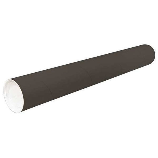 Mailing Tube, 18inLx3in.dia, Black, PK24