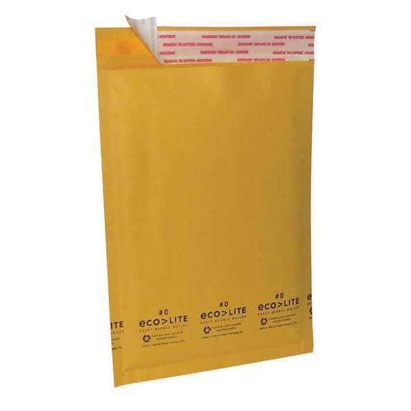 Mailer Envelope, Kraft, 6 in. W, PK250
