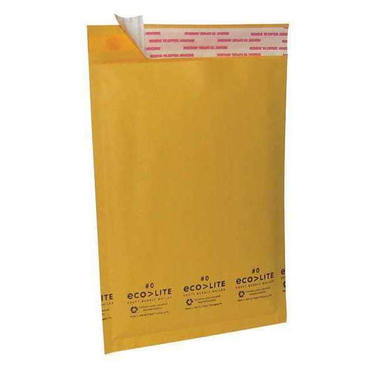 Mailer Envelope, Kraft, 6 in. W, PK250