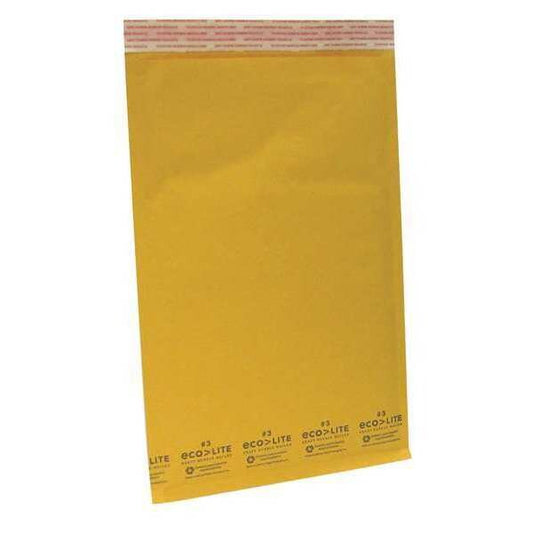 Mailer Envelope, Kraft, 14-1/2 in. L, PK100