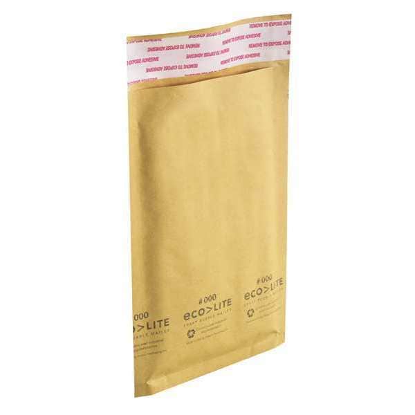 Mailer Envelope, Kraft, 4 in. W, PK500