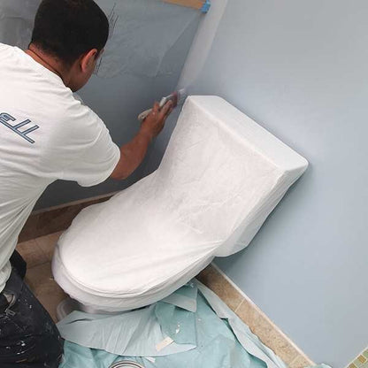 Toilet Paint Cover Protection 9 ft. x 12 ft.