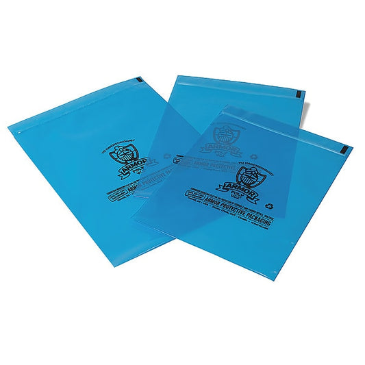 Reclosable Poly Bag, Zip Seal, 15 in L, 12 in W, 4 mil Thick, Low Density Polyethylene (LDPE), Blue