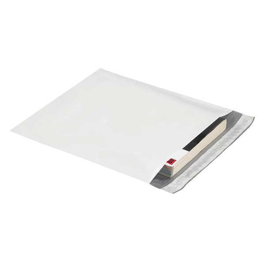 Expansion Poly Mailers, 11"x13"x2", White, PK100