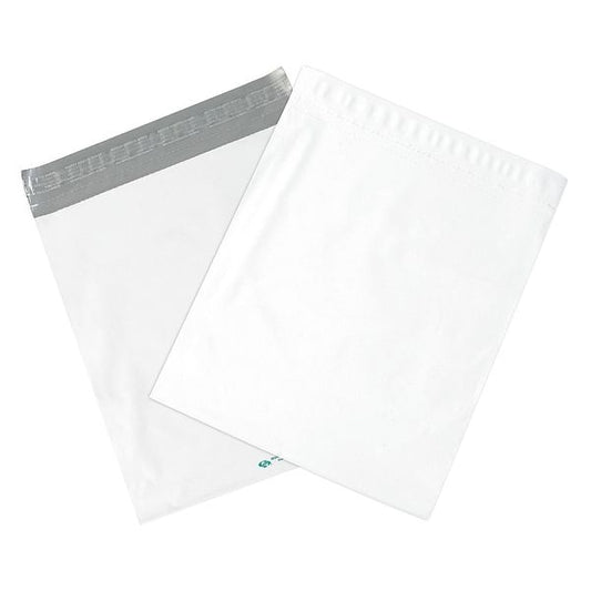 Expansion Poly Mailers, 20"x24"x4", White, PK100