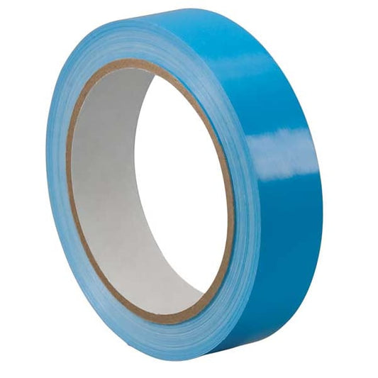 Bag Tape, UPVC, Light Blue, 3/8 In x 72 Yd