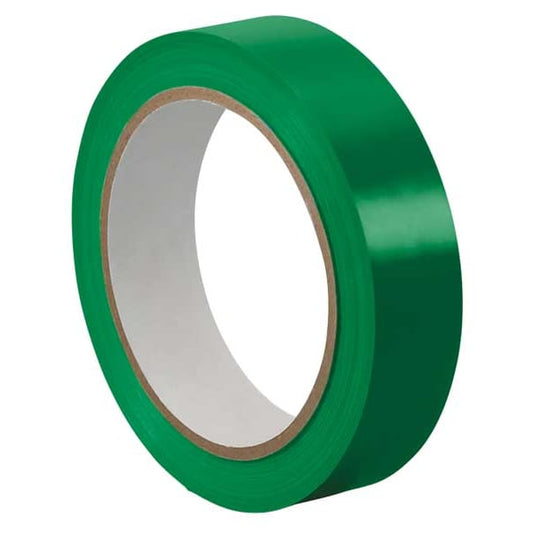Bag Sealing Tape, UPVC, Green, 3/8In x 72Yd