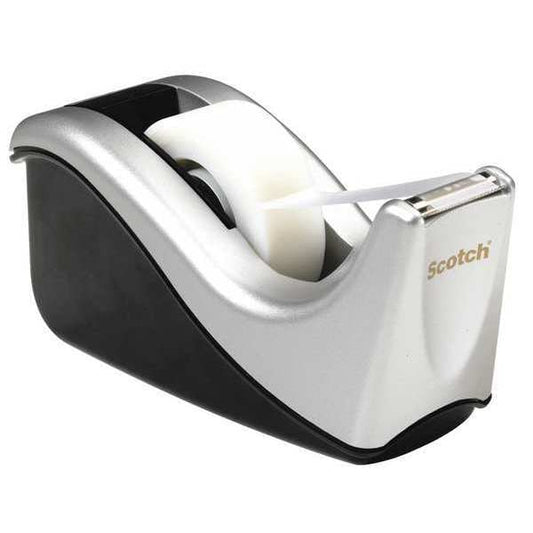 Scotch Desktop Tape Dispenser, Silver