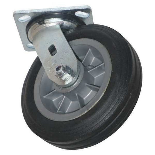 Swivel Caster, Precision Wheel, 6 in.