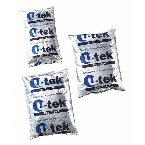 Freezer Pack, 7-1/2" L, 6-1/2" W, PK12