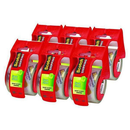 Packaging Tape, 2 x 800 in., Clear, PK6