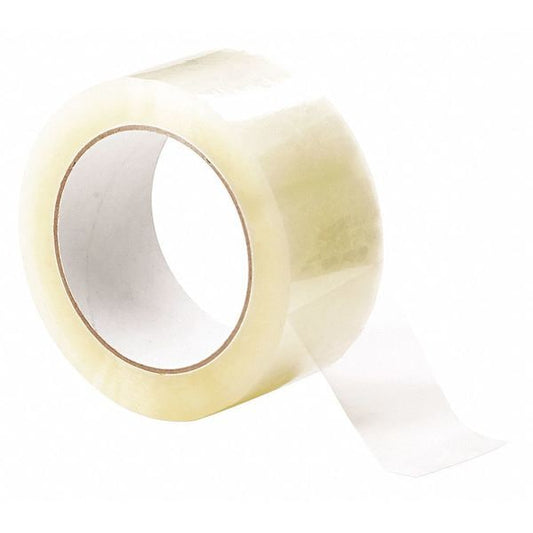 Box Sealing Tape, 2inx55yd, 1.85 mil, Clear