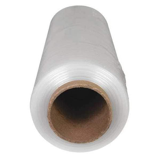 Handwrap Stretch Film, 18" W x 1,500 ft L, 70 ga, Clear, Standard Duty