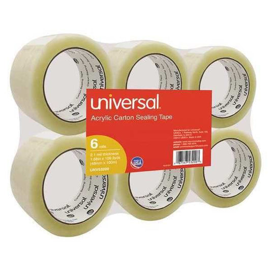 Acrylic Box Sealing Tape, 48mmx100m, PK6