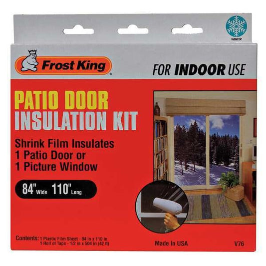 Patio Door Insulation Kit, 84" x 110", Indoor