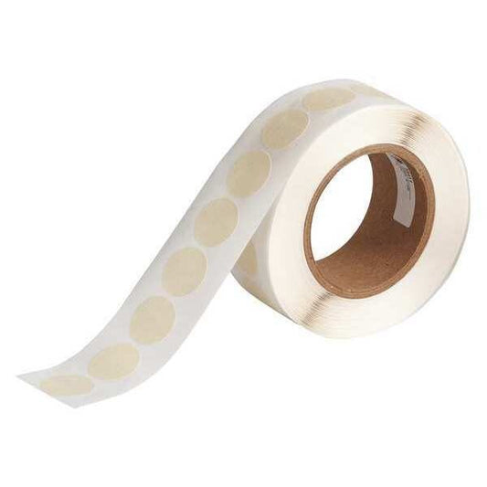1.125" Dia. Beige Circular Mask Labels