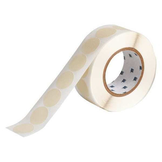 1.375" Dia. Beige Circular Mask Labels