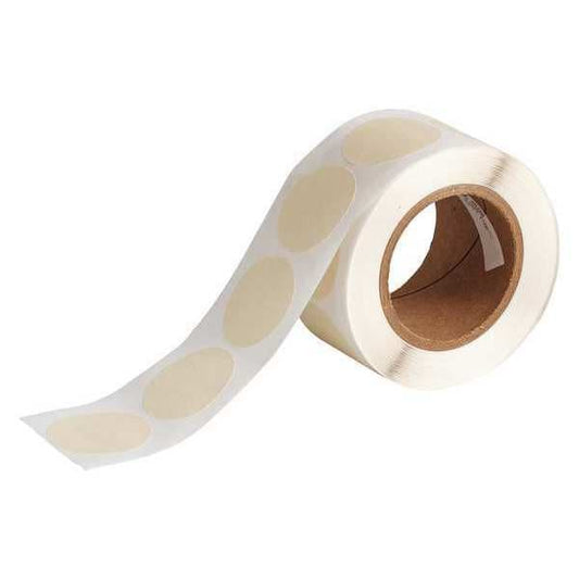 2" Dia. Beige Circular Mask Labels