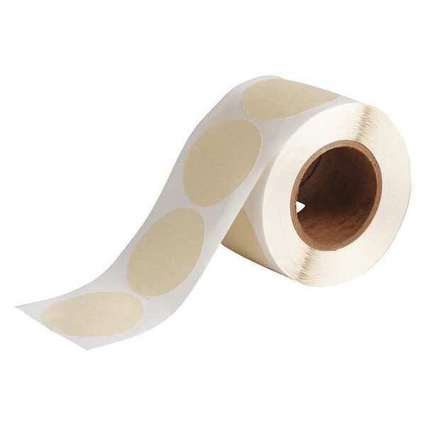 3" Dia. Beige Circular Mask Labels