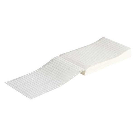 2 x 0.375 White Dot Matrix Labels