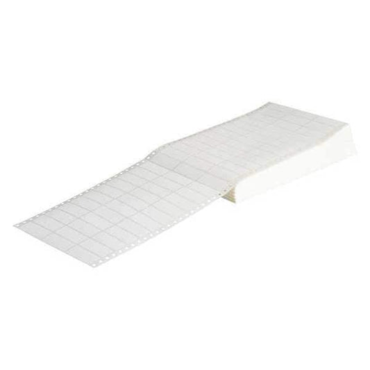 2" x 0.9" White Dot Matrix Labels