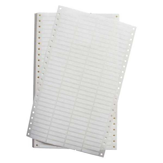 1.5 x 0.25 White Dot Matrix Labels