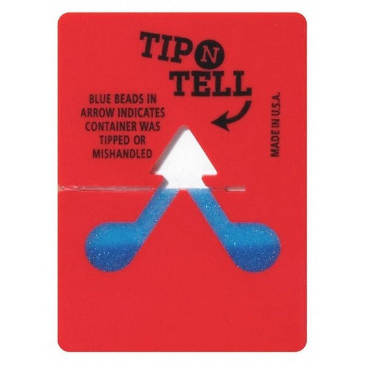 Tip-N-Tell® Indicator, Red, 100/Case